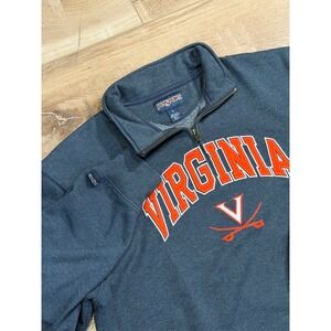 Jansport University of Virginia Cavaliers VTG 1/4 Zip Pullover Sweatshirt Men XL